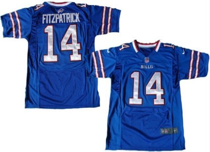 NFL East Buffalo Bills 14 Ryan Fitzpatrick Nike Nike Elite Jersey Blue